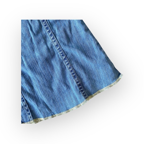 Diesel ⍟ Denim A-Line Dress ⍟ Blue Jeans ⍟ with Patches ⍟ Girl’s 3 3T 97 cm ⍟ - Picture 9 of 16